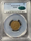 1909-S Indian Head Cent, XF45 PCGS+CAC. (15382)