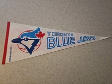 Toronto Blue Jays 1970's Irwin Toy Limited Felt Full Size Pennant 