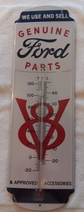 Collectible Ford Metal Thermometer