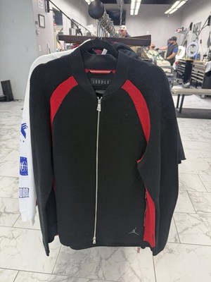 NIKE Air Jordan Sportswear  Tech Knit Bred Zip With Sweats Size L