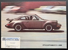 Original 1976 Porsche 912e 911s And Turbo Sales Brochure Folder