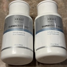 LOT OF 2 Obagi Clenziderm Pore Therapy Acne Treatment 5 oz X 2 Salicylic Acid