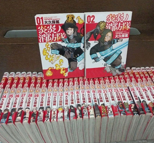 Fire Force Vol 1-34 Manga Japanese Ver Anime Japan Seller Used Comic