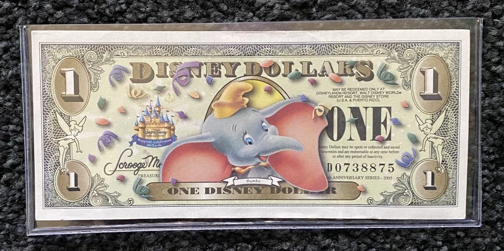 Dumbo Disney Dollars (1968-Now) for sale | eBay
