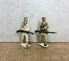 Johillco Navy Sailors With Rifles Vintage Lead Toy Soldiers John Hill & Co