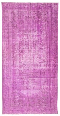 Vintage Hand-Knotted Area Rug 5'0'' x 9'10'' Traditional Oriental Wool Carpet