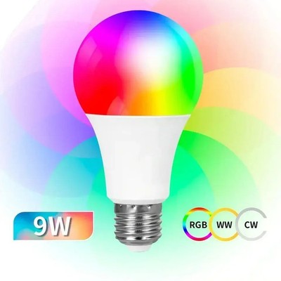 E27 Smart LED Bulb 18W 15W 9W Tuya Bluetooth Compatible RGB Lamp with APP