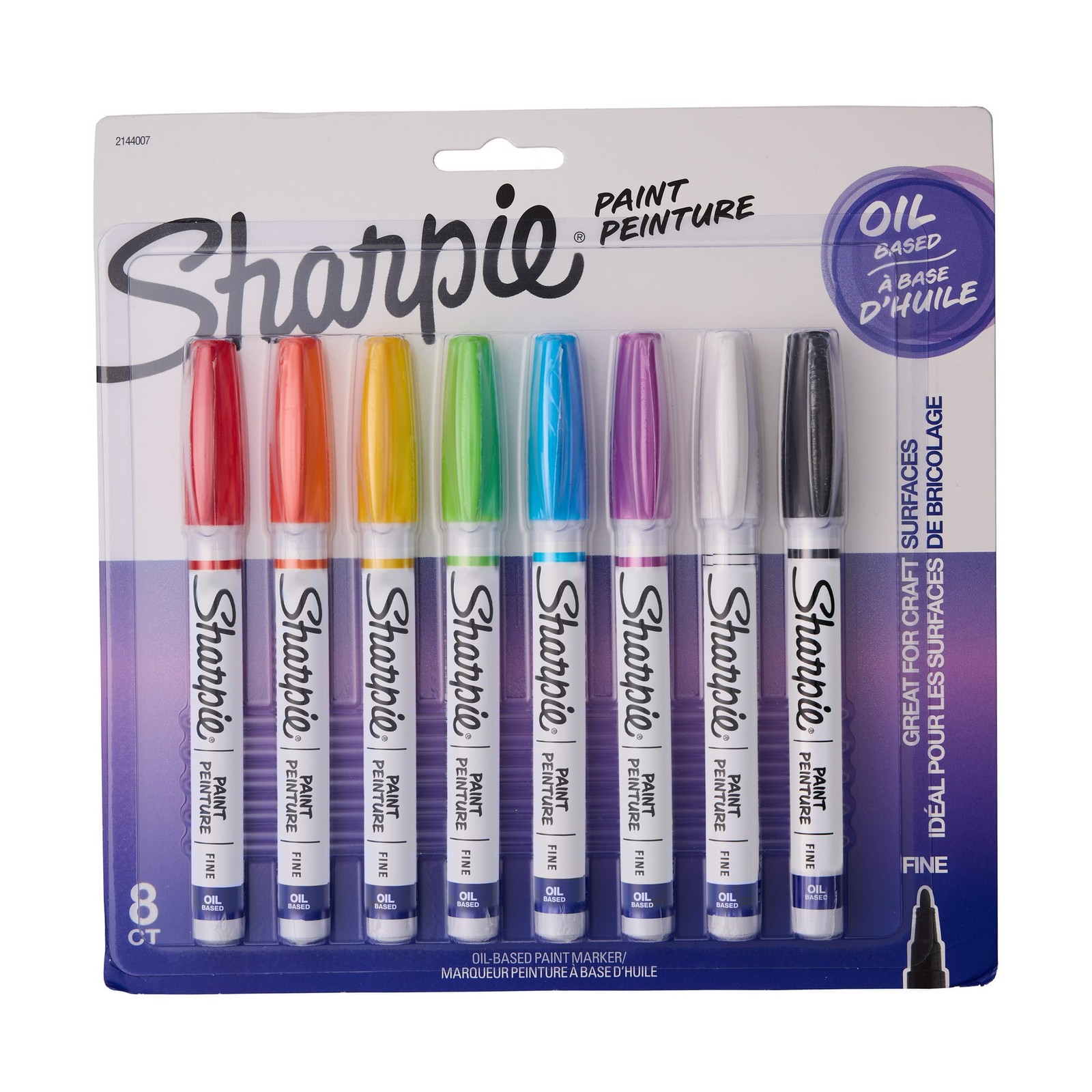 Sharpie Fine Point Oil-Based Paint Marker Set 8 Count