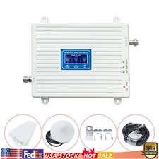 Tri- Band Amplifier 900/1800/2100 GSM DCS 3G LTE Signal Booster  antenna