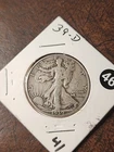 1939-D Denver Mint Silver Walking Liberty Half