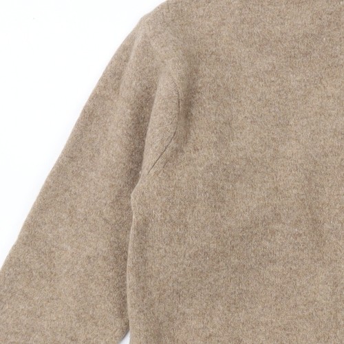 Uniqlo Women's Beige Wool Roll Neck Pullover Jumper - Picture 11 of 12