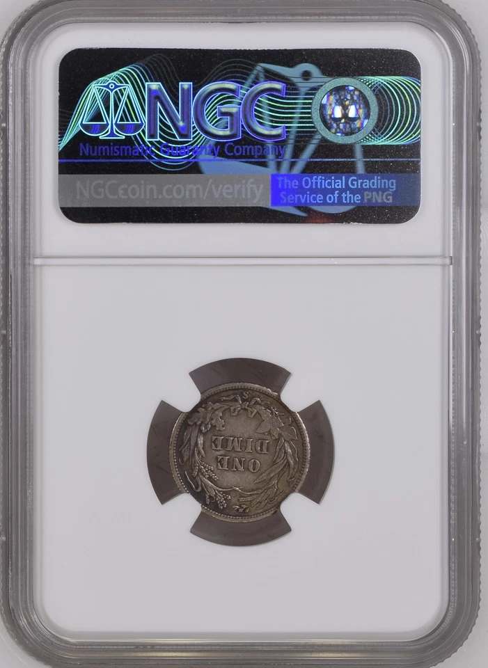 1903 S Barber Dime NGC XF-45 - Image 2 of 2