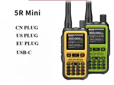 Long Range Walkie Talkie 5RMINI 999 Channal Rechargeable Portable Two Way Radio