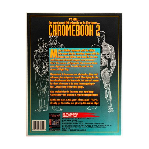 R. Talsorian Cyberpunk Chrome Book #2 EX - Picture 2 of 2