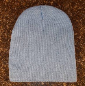 baby blue winter hat