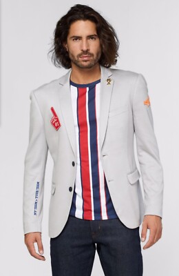 Opposuits Jersey Men Blaser Soft Grey size 48 | eBay
