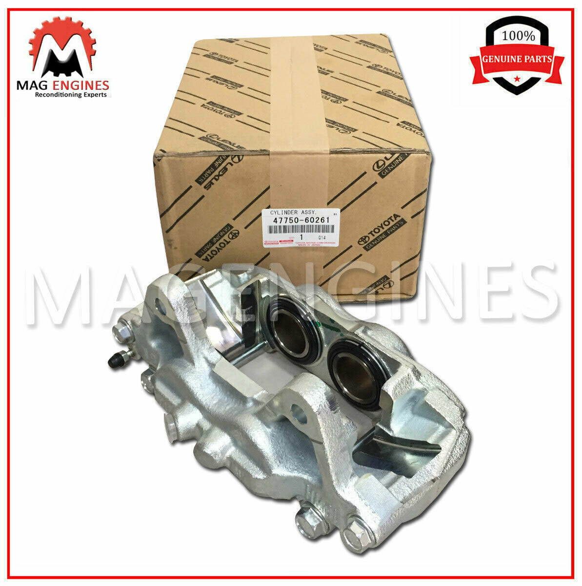 47750-60261 GENUINE OEM FRONT LEFT BRAKE CALIPER ASSY FOR 4RUNNER  