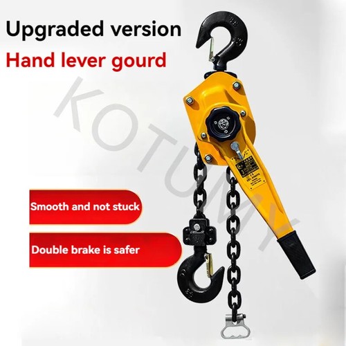 1 T Pulling Wrench Hoist Hand Chain Hoist Hook Portable Lever Block Inverted - Picture 3 of 14