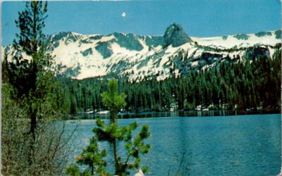 postcard crystal cragg over looking lake Mary