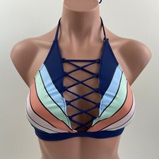 Victoria's Secret PINK Swim Lightly Lined Bikini Top - Multicolor - XS - NWT