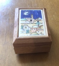 VTG, One Of A Kind ,Small Trinket Box ,Art Ha...