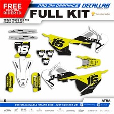 Husqvarna TC FC FS 125 - 450 2019 2022 Super Durable MX graphics set decals kit