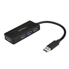 StarTech 4 Port USB 3.0 Hub SuperSpeed 5Gbps Fast Charge   Portable USB 3.1
