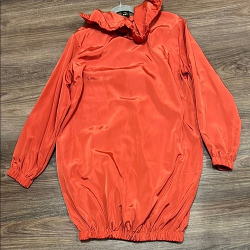 Women's Orange Hooded Jacket or dress - Picture 8 of 8