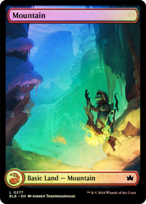 MtG Magic The Gathering Bloomburrow Full Art Basic Land Karten x1