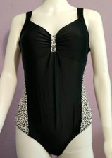 Swimsuit Animal Print Panel by Bonprix Size 14 RRP  27