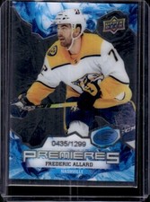 2021-22 Upper Deck Ice Ice Premieres Frederic Allard Rookie 0435/1299 #175