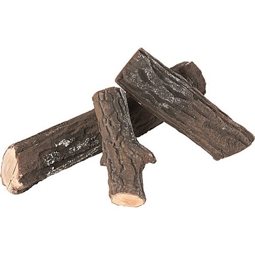 Ceramic Gas Fire Log Bio Ethanol or Gas Fires - Approx 6'' Long - Picture 2 of 2