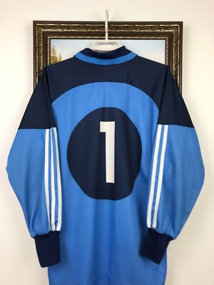 Vintage Goalkeeper Guardian Gk 90 X Worn Jersey France Shirt Le Roc
