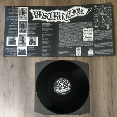 独LP Destruction Bestial Invasion Of Hell HRRLP8222 SOULFOOD 未開封 /00260 DESTRUCTION ‎– Bestial Invasion Of Hell (Black Vinyl) 750