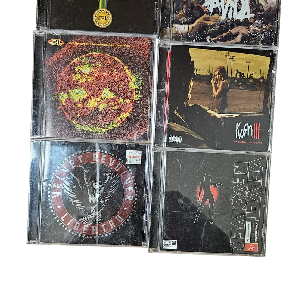 Lot of 9 Rock Grunge Metal CDs -Coldplay, Kings of Leon,Nirvana, Velvet Revolver Foto 4 de 4