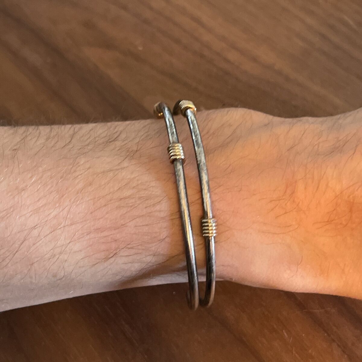 Sterling Silver Two Tone Cuff Bracelet 2.6” | eBay Sterling Silver Two Tone Cuff Bracelet 2.6” | eBay