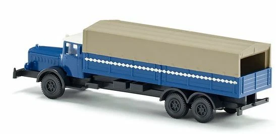 WIKING 094306 Scala N Camion telonato MB LKW L 10000 blu anno 1935-38 - Immagine 2 di 3