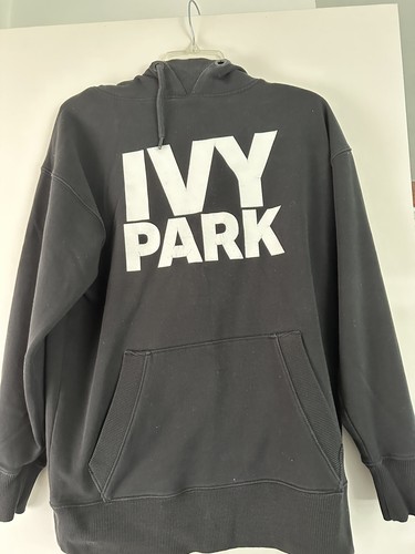 IVY PARK  Hoodie Sweatshirt Womens XS Oversized Essential Logo Blsck Pullover
