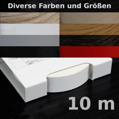Kantenumleimer 10 m Umleimer mit Schmelzkleber als Bügelkante 17 mm bis 45 mm