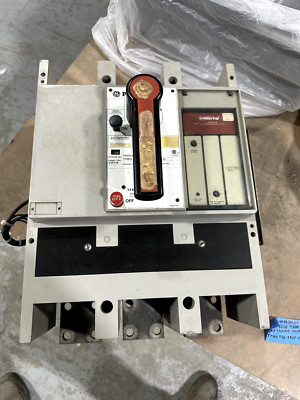 GE TPV TPVF TPVF6616 3 Pole 1600 Amp 600v Circuit Breaker TP4VT20 Trip Unit