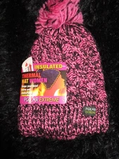 Polar Extreme Women's Thermal Insulated Winter Knit Hat Beanie