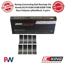 King Racing Connecting Rod Bearings Set 4 Pairs For Honda DOHC / SOHC #CR439XPC