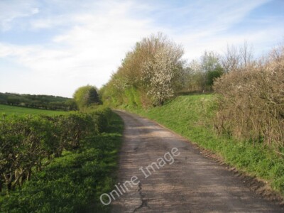 Photo 6x4 The Lane to Thorpe le Vale Tucked in a hollow in the Lincolnshi c2011
