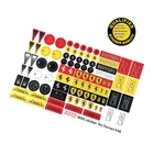 Custom sticker for MOC 140629 F40 1:8 car, Precut sticker only