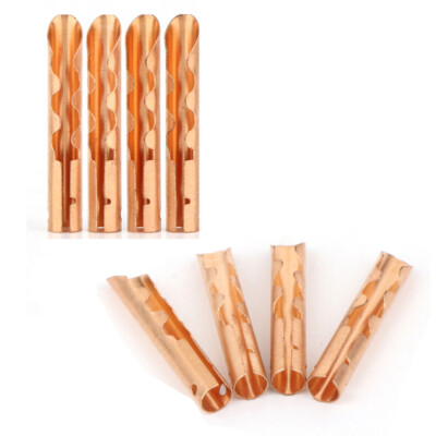 8pcs Pure Copper BFA Banana Plug Z-Type Connector Terminal Speaker Cord DIY 4mm