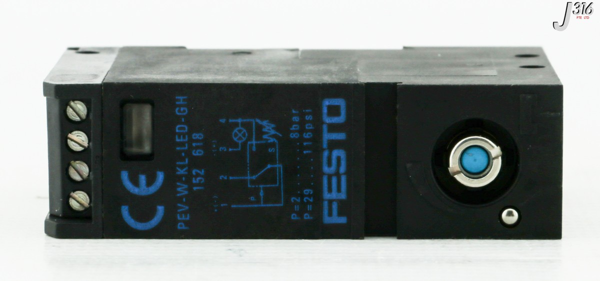 KN 31904 FESTO PRESSURE SWITCH, 152618 (NEW) PEV-W-KL-LED-GH | eBay