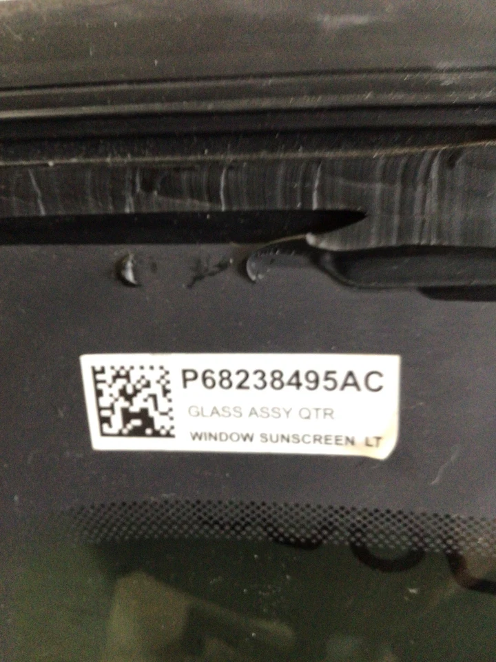 ✅ 2024 CHRYSLER PACIFICA QUARTER GLASS WINDOW LH PN:68238495AC OEM - Image 3 of 4