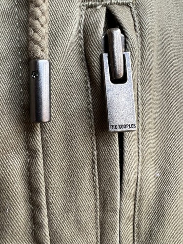 The Kooples U.S. Military Army Utility Canvas Hooded Field Jacket XL / XXL EUC - Picture 4 of 8