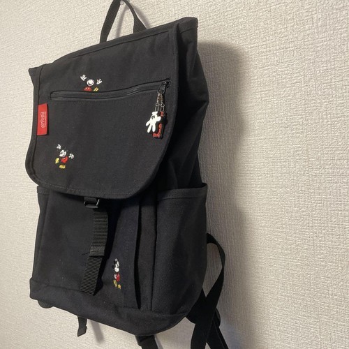 Disney Manhattan Portage 22 Mickey Mouse Backpack Black Excellent Ebay