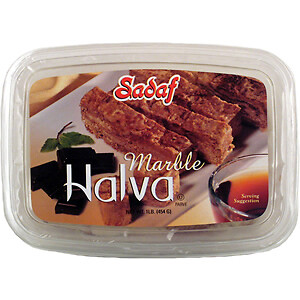 Sadaf Chocolate Marble Halva 16 oz.